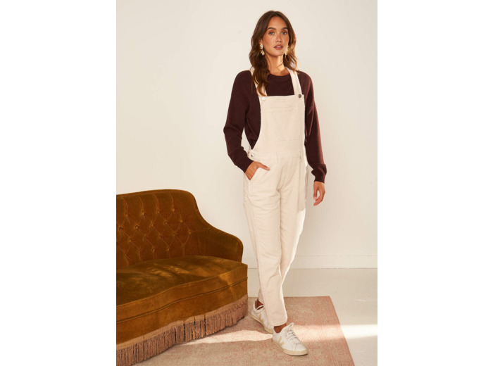 Salopette en velours côtelé