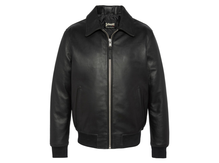 Blouson casual, cuir d'agneau