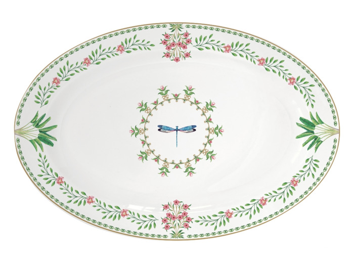 BOTANIC CHIC Plat à servir 35X23.5cm