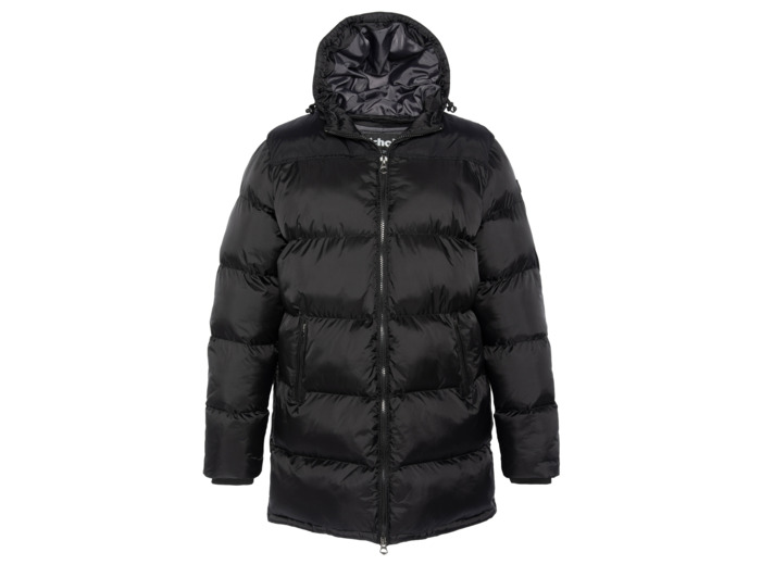 Doudoune longue à capuche fixe