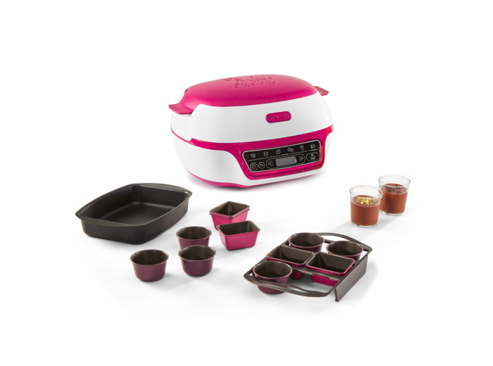 Cake Factory Délices, Machine à gâteaux, 5 prog., 3 moules, écran rétroéclairé