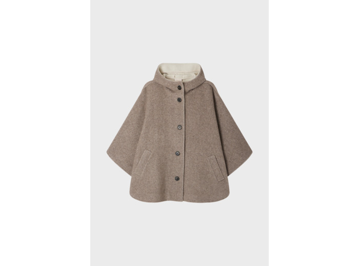 Manteau cape à capuche - LENAIC