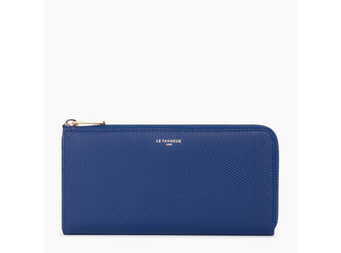 Compagnon zippé Emilie en cuir monogramme