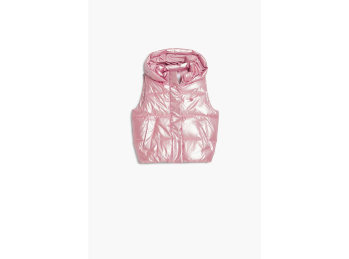 Doudoune Sans Manches En Tissu – Fille