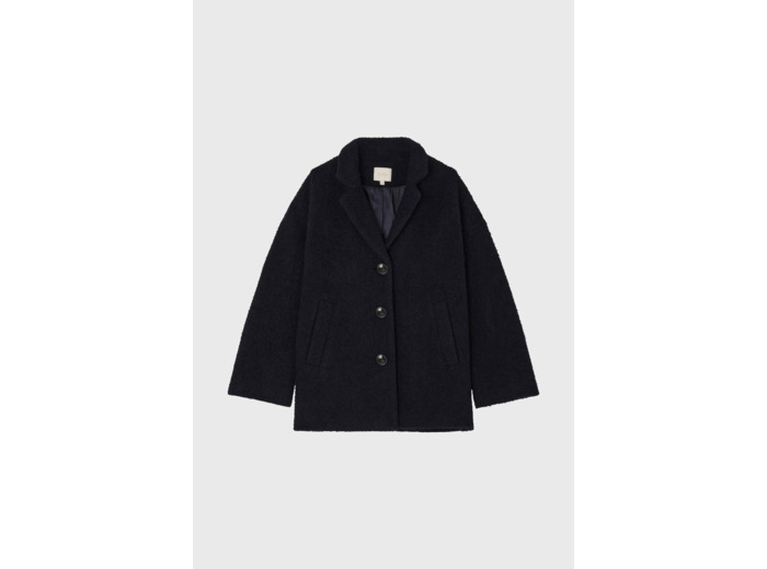 Manteau court en tweed lurex - LILA