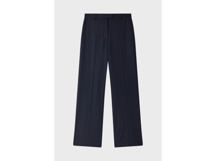 Pantalon large à fines rayures - NOLENE