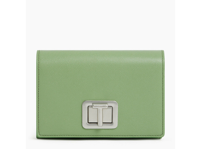 Portefeuille Eva en cuir caviar