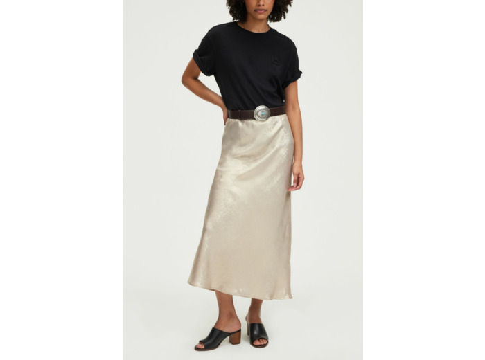 Jupe midi dorée - VIORA