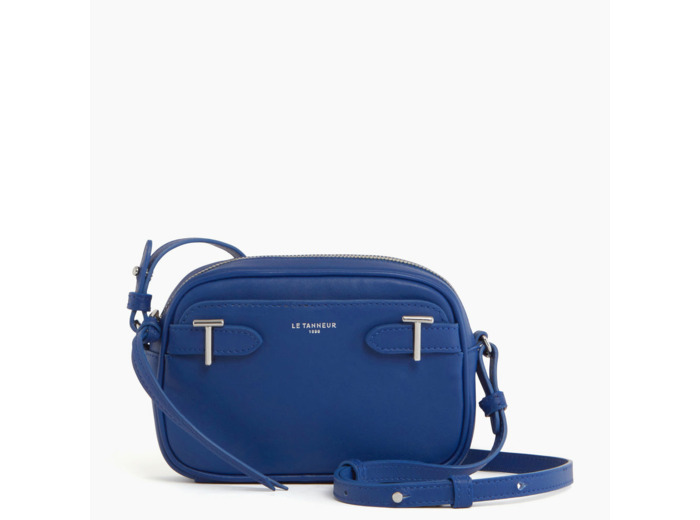Mini sac bandoulière Laura en cuir lisse