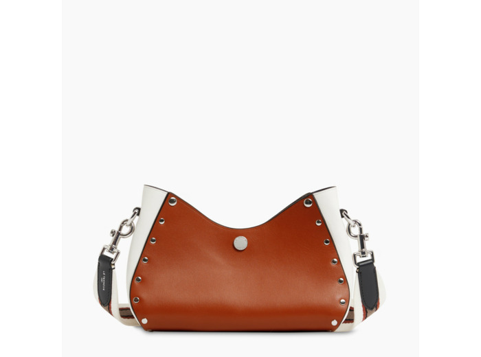 Petit sac bandoulière Sans Couture en cuir lisse