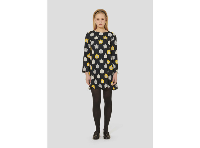 Robe Ruoda Charcoal en Polyester
