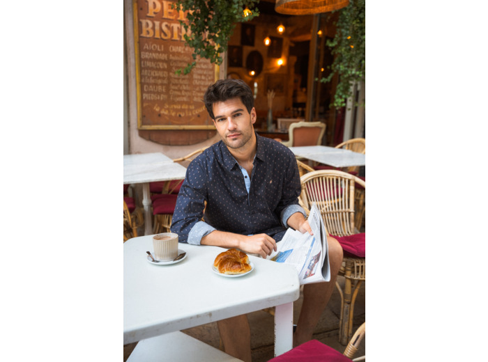 Chemise homme manches longues Achille