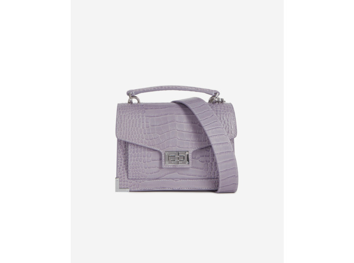 Sac Emily Small En Cuir Violet light purple