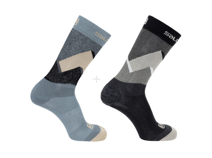 Outline Crew 2-Pack Stormy Weather Black
