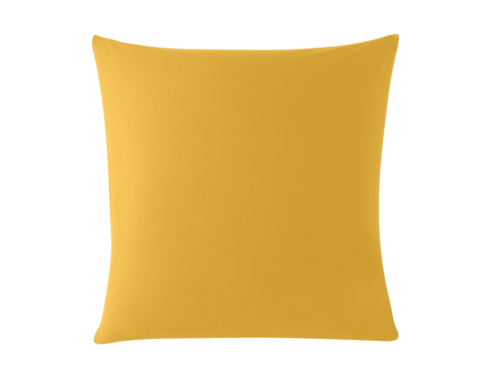 Taie d'oreiller Studio Coton Jaune