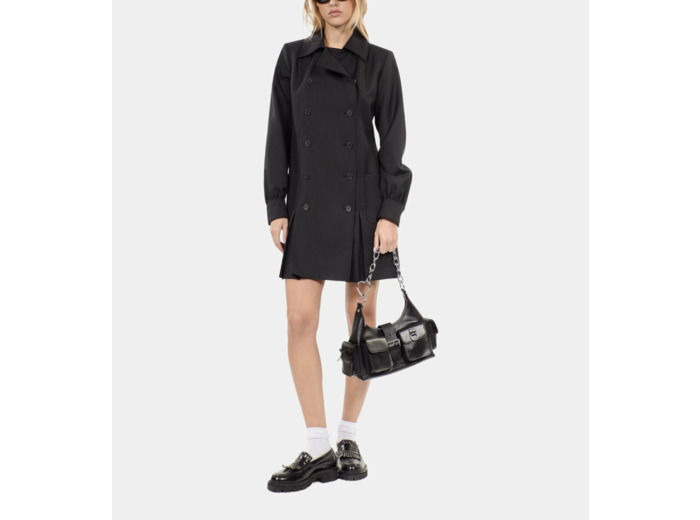 Robe Tailleur Courte Noire black