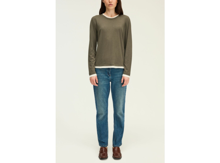 T-shirt trompe-l'½il - HALIMA