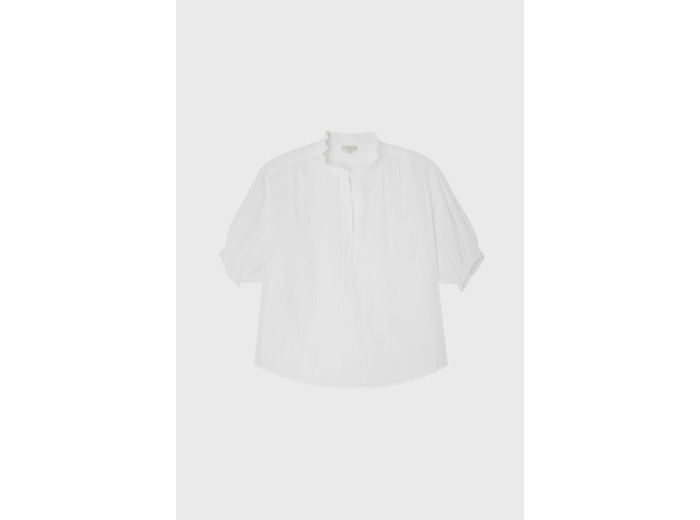 Blouse unie satinée - AURORA