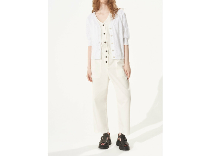Cardigan blanc