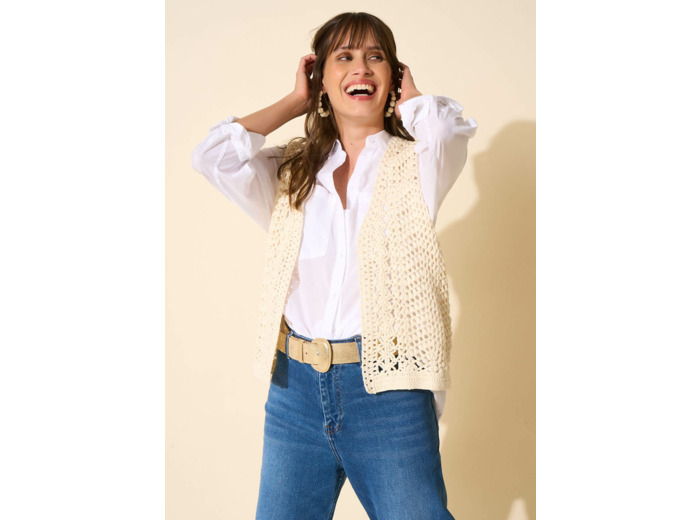 Gilet court sans manches