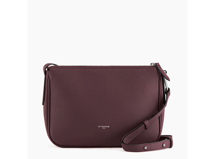 Petit sac bandoulière Madeleine en cuir grainé