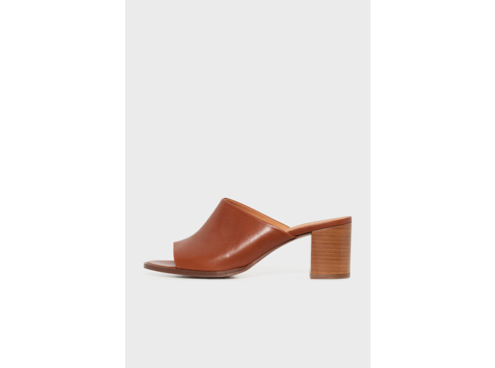 Mules en cuir à talons - LIVIO