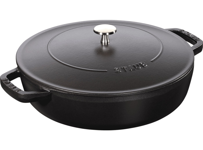 Sauteuse Chistera 28 cm Noir mat