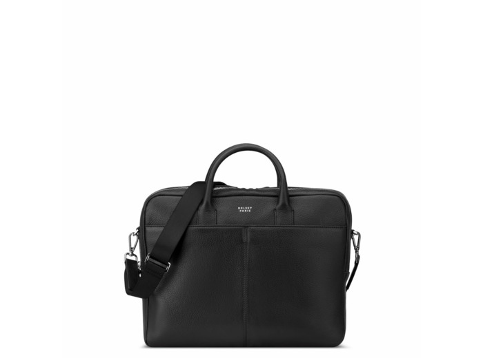 Le cuir graine serviette 2-cpt