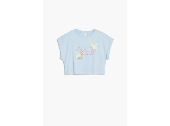 T-Shirt À Manches Courtes En Maille – Fille