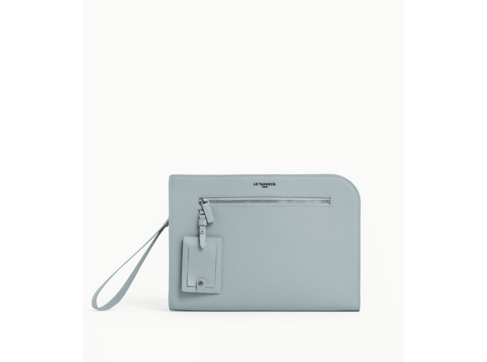 Pochette 13" Emile en cuir signature T