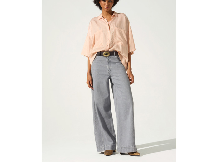 Chemise lait de peche