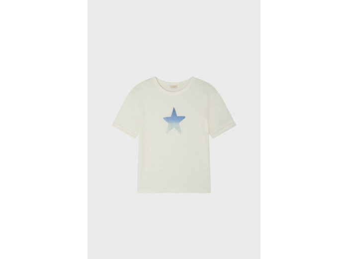 T-shirt à étoile en lin - MANOA