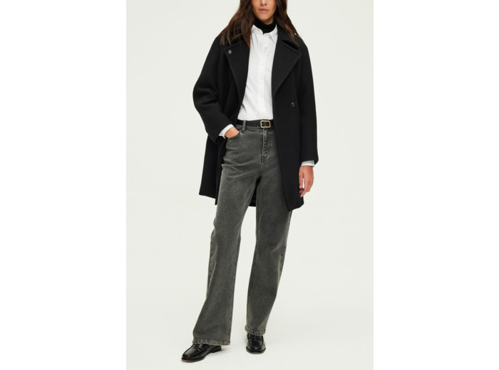 Manteau mi-long en laine - LYNDSAY