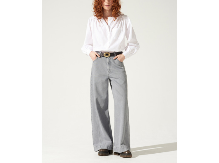 Jean large light grey