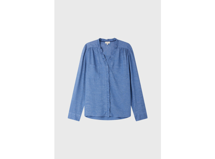 Chemise lurex à volants - BERWYN
