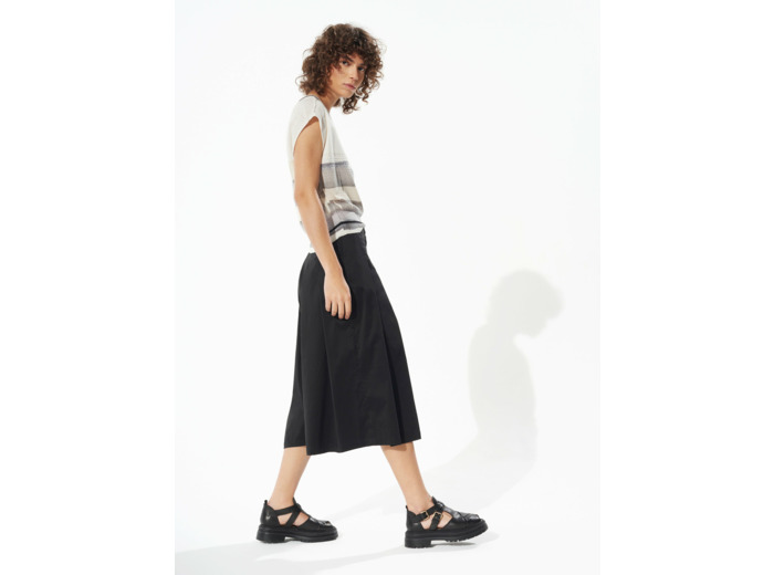 Pantalon large noir