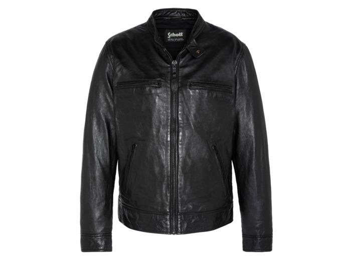 Blouson motard en cuir LCNEWPORTX SCHOTT
