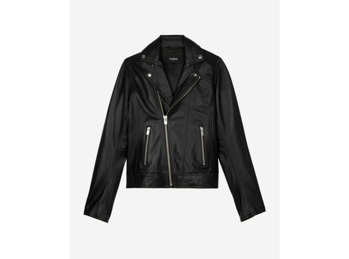 Blouson Cuir noir