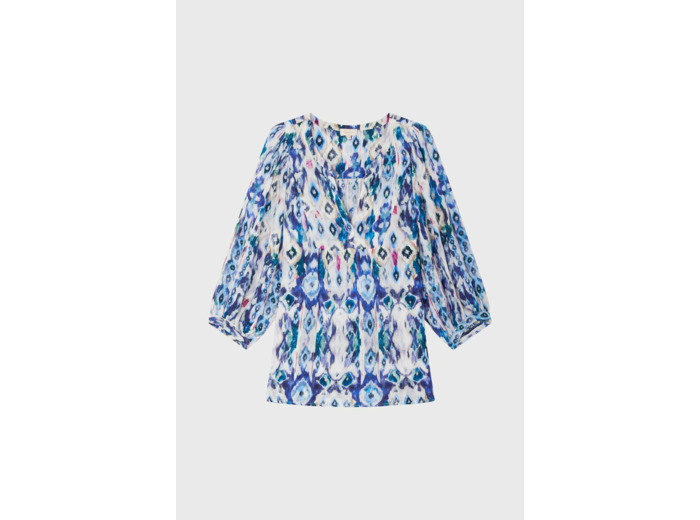 Blouse motifs aquarelle - ALIANORE