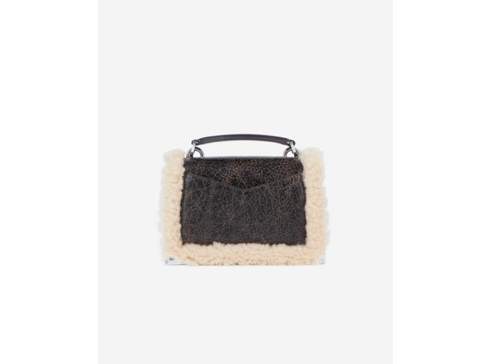 Sac Emily New Nano En Cuir Marron brown