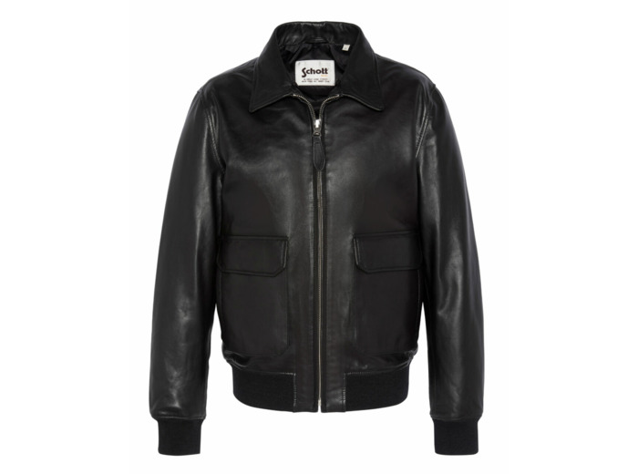 Blouson Casual En Cuir LCPILOTLAMB2 SCHOTT