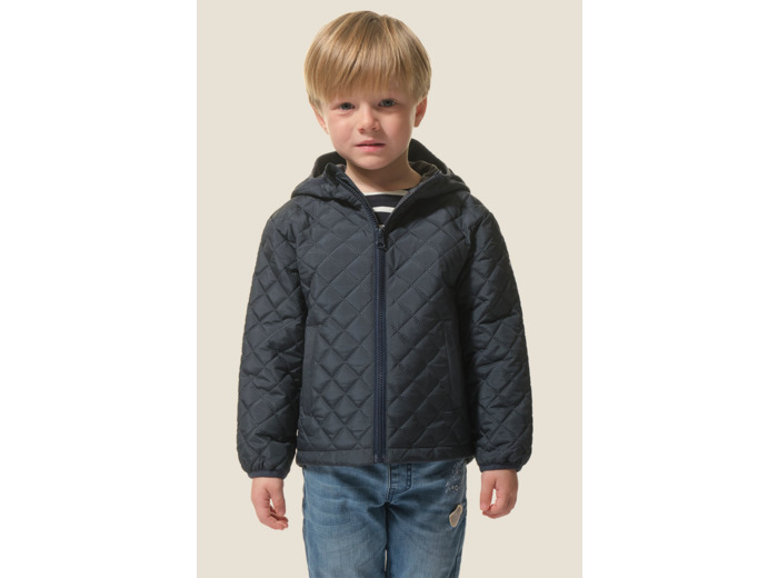 Manteau enfant mixte zippé à capuche Kimiko