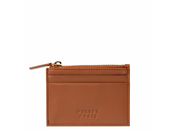 Le cuir lisse cartes/monnaie