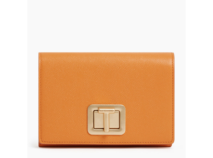 Portefeuille Eva en cuir caviar