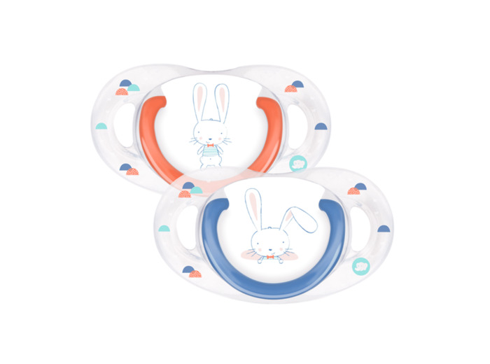 Sucettes physiologiques, 18-36 mois, Sweet Bunny Sweet Bunny