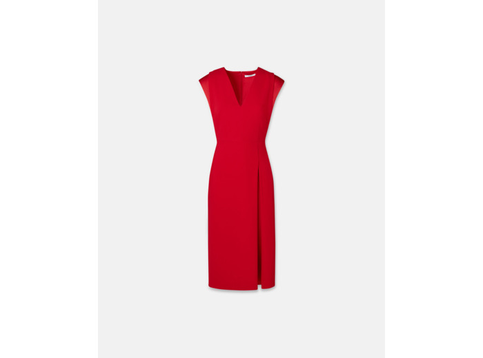Robe Roussel Rouge en Polyester