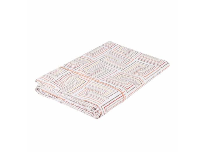 Drap plat Dédale | 120 fils et passepoil | Tradition des Vosges