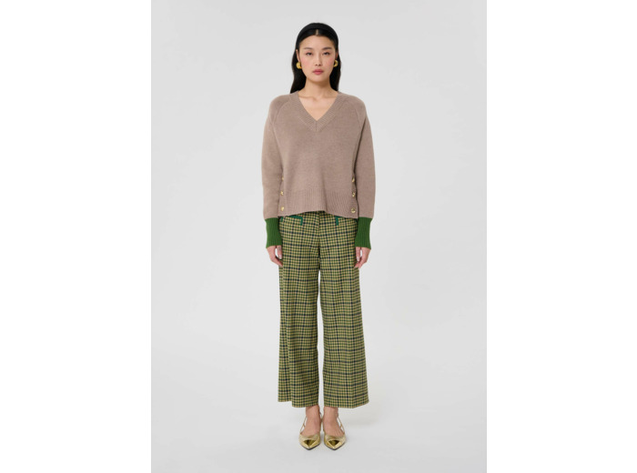 Pull Promesse Noisette en Polyester