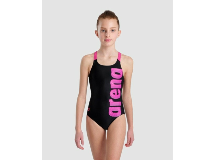 Maillot de bain arena Feel Graphic V Back pour filles