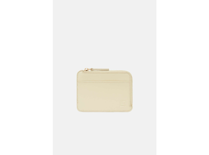 Porte-cartes stanley en cuir naturel